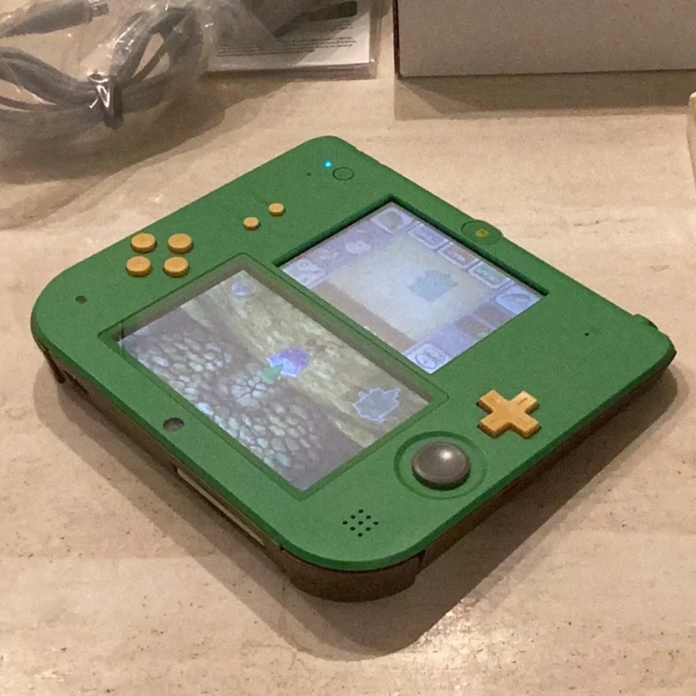 Zelda Nintendo 2DS Console Refurbished Link Edition Legend Of Zelda Ocarina Time